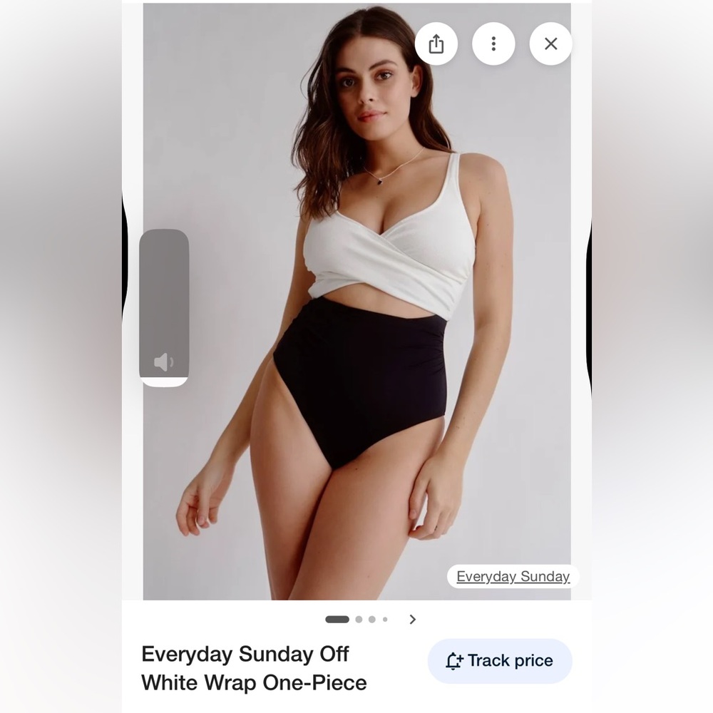 Everyday Sunday the wrap Pink and Black Women's One-Piece Swimsuit